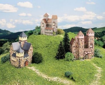 Drei kleine Burgen ca. 1:200 deutsche Anleitung