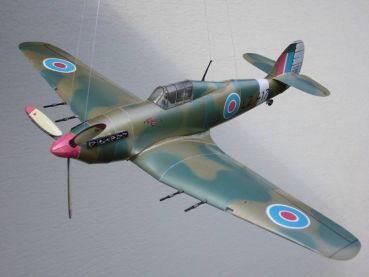Englisches Jagdflugzeug Hawker Hurricane 1:33 deutsche Anleitung