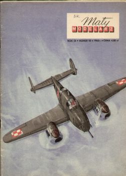 Erdkampfflugzeug PZL-38 Wilk 1:33 (Maly Modelarz vom 1966)