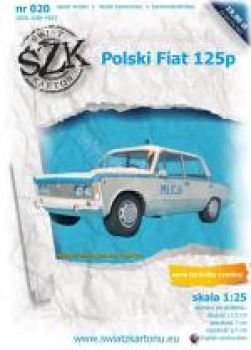 FIAT 125p zivil oder polnischer Verkehrsmiliz (1967) 1:25