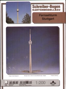 Fernsehturm Stuttgart 1:200 deutsche Anleitung (790)