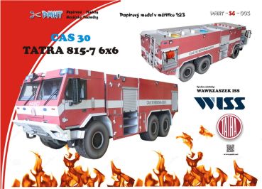 Feuerwehrfahrzeug CAS 30 TATRA 815-7 6x6 1:25