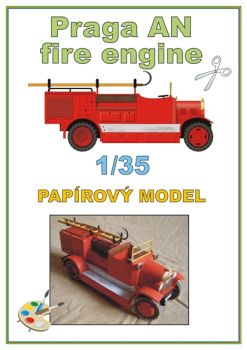 Feuerwehrwagen Praga AN 1:35