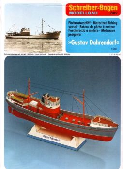 Fischdampfer Gustav Dahrendorf (Bj. 1954) 1:200 deutsche Anleitung