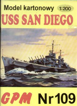 Flak-Kreuzer USS San Diego CL-53 (1944) 1:200