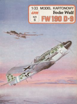 Focke Wulf Fw-190D-9 1:33 (GPM Nr. 6 Originalausgabe)