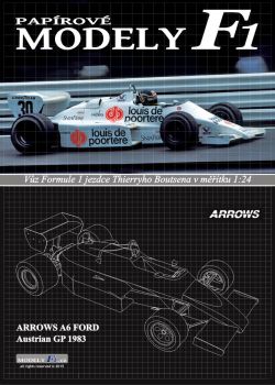Formel 1.-Bolid Arrows A6 Ford (Austrian GP, 1983) 1:24