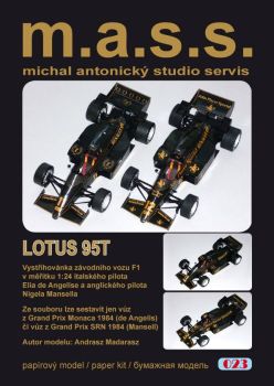 Formel 1.-Bolid Lotus 95T (Großer Preis von Deutschland 1984 oder GP Monaco 1984) 1:24