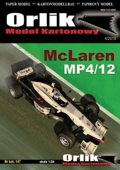 Formel-1-Bolid: McLaren MP4/12 (Rennsaison 1997) in 2. optionalen Bemalungen 1:24 extrem