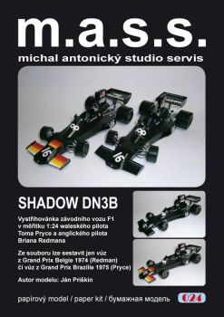 Formel 1.-Bolid Shadow DN3 oder DN3B (GP Belgien/Brasilien 1974/1975) 1:24
