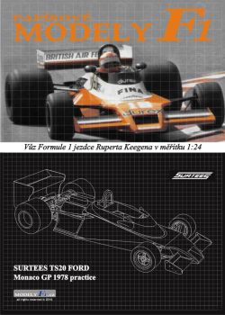 Formel 1.-Bolid Surtees TS20 Ford (Monaco GP 1978) 1:24