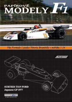 Formel 1.-Bolid Surtees TS19 Ford (Japan GP 1977) 1:24