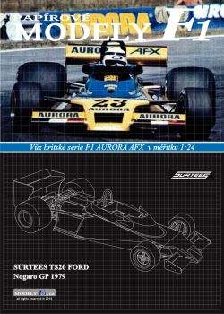 Formel 1.-Bolid Surtees TS20 Ford (Aurora - Nagaro GP 1979) 1:24