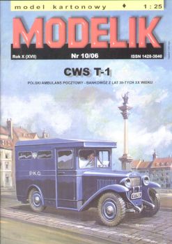 Geldtransporter CWS T-1 (1930er) 1:25 Offsetdruck, übersetzt