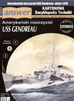 *Geleitzerstörer USS Gendreau DE-639 (1944) 1:250