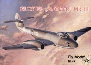 Gloster G.41 Meteor Mk.III der Royal Air Force 1:33 übersetzt