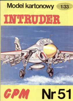 Grumman A-6 Intruder (Silberdruck) 1:33 Erstausgabe übersetzt