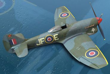 Hawker Tempest Mk.V (2 option. Kennzeichnungsvariante) 1:33 neu