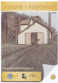 Heizhaus (Lockschuppen) in Kory?any / Koritschan in Tschechien (1920) 1:150