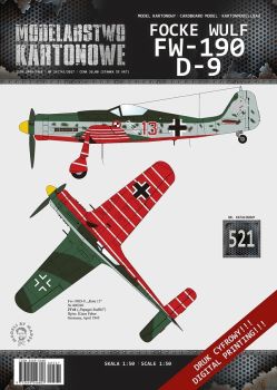 Höhenjagdflugzeug Focke Wulf Fw-190D-9 der Papagei-Staffel 1:50