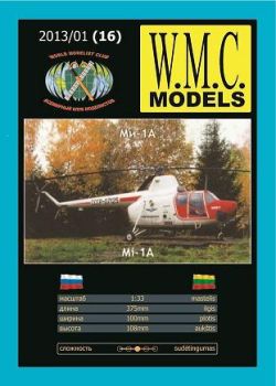 Hubschrauber Mil Mi-1A der Aeroflot (1950er) 1:33