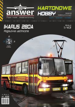 Ikarus 280A als technischer Notdienst-Fahrzeug 1:43