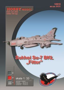 Jagdbomber Sukhoi Su-7 BKL Fitter 1:33 extrem präzise