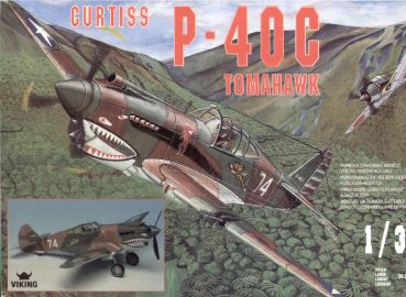 Jagdflugzeug Curtiss P-40C Tomahawk 1:32 einfach, übersetzt