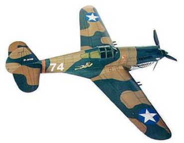 Jagdflugzeug Curtiss P-40C Tomahawk 1:32 übersetzt, einfach