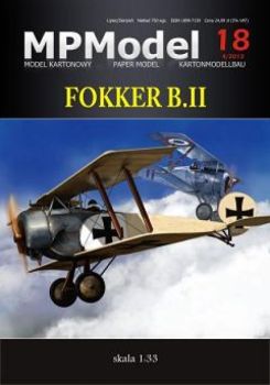Jagdflugzeug Fokker B.II (1916) 1:33 deutsche Anleitung