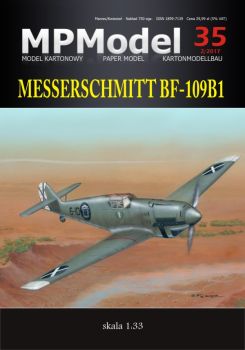 Jagdflugzeug Messerschmitt Bf-109 B1 der Legion Condor 1:33