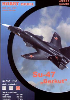 Jagdflugzeug der 5.Generation Suchoj Su-47 Bierkut   1:33