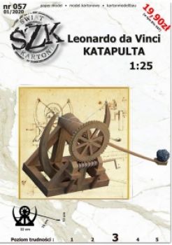 Katapult Leonardo da Vinci im Maßstab 1:25 SzK Nr.057