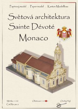 Kirche Sainte-Dévote in Monaco aus dem 11. Jh. 1:150