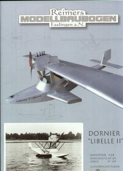 Kleinflugboot Dornier A Libelle II (1920er) 1:24 Silberdruck