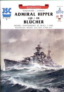 Kreuzer Admiral Hipper oder Blücher 1:400 erweitert, übersetzt!