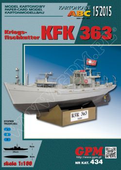 Kriegsfischkutter KFK 363 der Deutschen Kriegsmarine 1:100