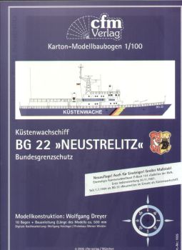 Küstenwachschiff BG 22 Neustrelitz (ex. Saßnitz der NVA) 1:100