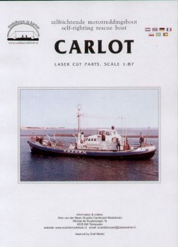 LC-Spanten-/Reling-/Detailsatz für Seenotrettungskreuzer Carlot 1:87 (Scaldis-Modelclub)