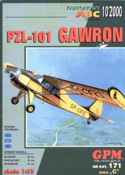 Landwirtschaft- und Geschäftsflugzeug PZL-101 Gawron 1:33