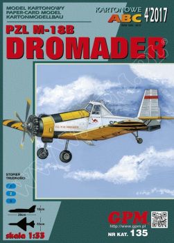Landwirtschaftsflugzeug PZL M-18 Dromader 1:33 übersetzt