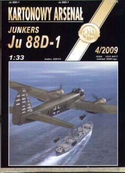 Langstreckenbomber Junkers Ju-88D-1 1:33 extrem!