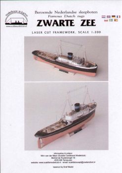 Lasercut-Spantensatz für Zwarte Zee 1:200 (Scaldis)
