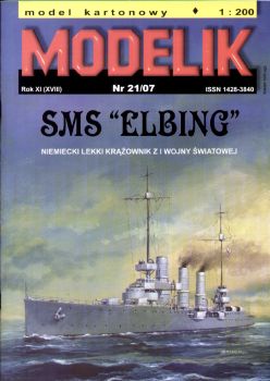 Leichtkreuzer SMS Elbing (1915) 1:200 übersetzt, Offset