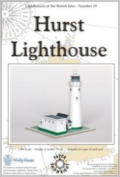Leuchtturm Hurst Lighthouse aus dem Jahr 1867 1:250