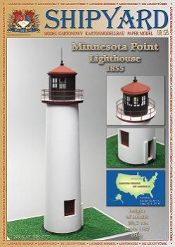 Leuchtturm Minnesota Point (1858) 1:72 LC-Model, übersetzt