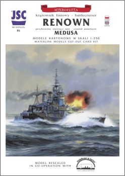 Linienkreuzer HMS Renown + Minenleger HMS Medusa 1:250