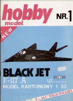 Lockheed F-117A Nighthawk 1:33 (HobbyModel Nr.1) übersetzt