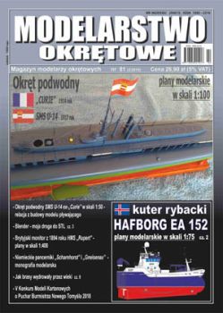 MO Nr.81 Baupläne U-Boot sms U-14 (ex Curie), Fischkutter Hafborg EA 152 (2017) 1:75...