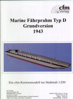 Marine Fährprahm Typ D Grundversion (1943) 1:250